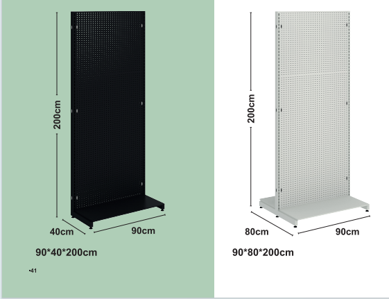 Mega Pegboard Frame Regale