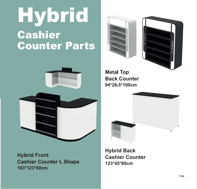Hybrid Cashier Counter Teile