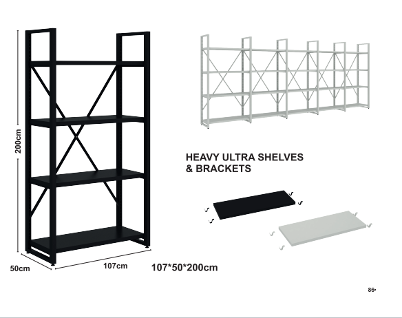 Schwergewicht Ultra Shelves